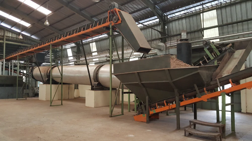 Rotary Dryer for Wood Pellet Processing Plant