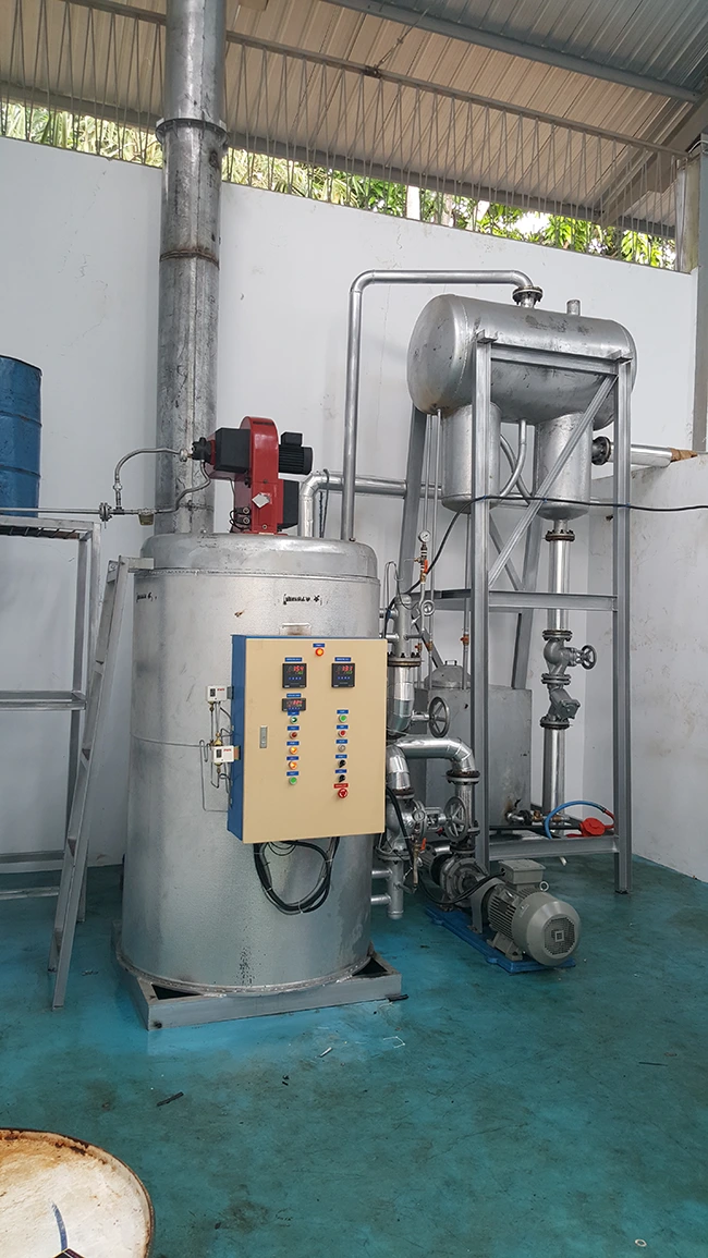 Oil/Gas Fuel Thermal Oil Heater for Tea Cup Processing Plant