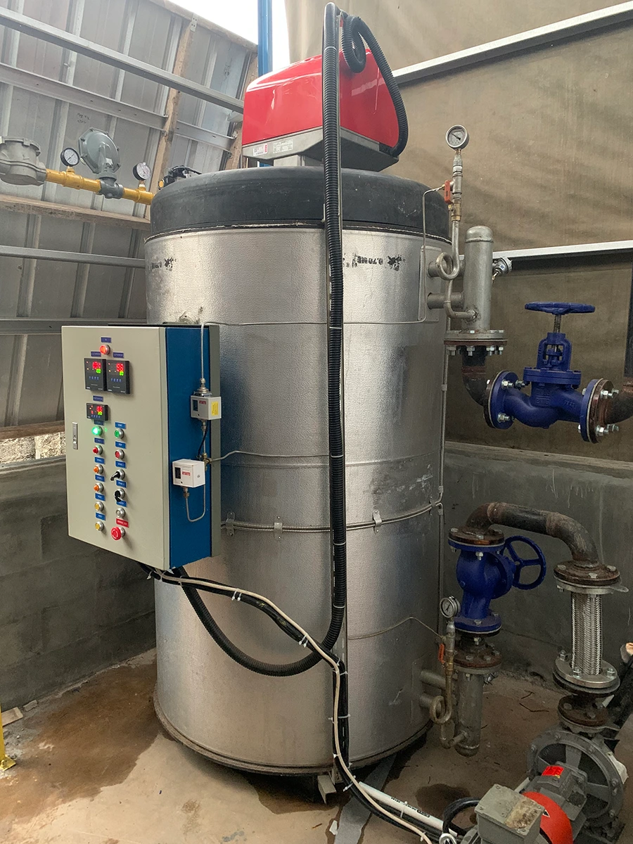 CNG Fuel Thermal Oil Heater for Beverage Processing Plant